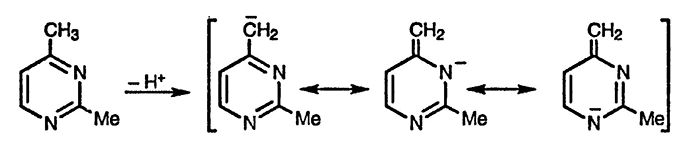 Рисунок 11. Раздел 10. Общая характеристика реакционной способности диазинов: пиридазин, пиримидин и пиразин