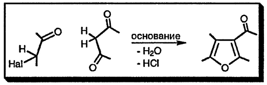 Рисунок 1. Раздел 15.13.1.4. Из α-галогенокарбонильных и 1,3-дикарбонильных соединений