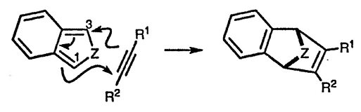 Рисунок 10. Раздел 16. Общая характеристика реакционной способности индолов бнезо[<em>b</em>]тиофинов, бензо[<em>b</em>]фуранов, изоиндолов, бензо[<em>c</em>]тиофенов и изобензофуранов