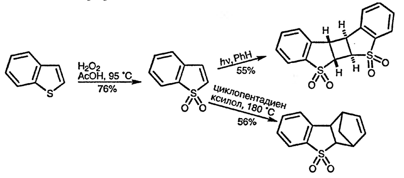 Рисунок 2. Раздел 18.1.2. Реакции присоединения по атому серы в бензотиофене