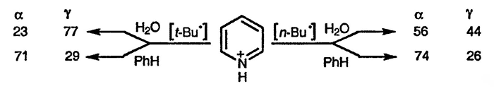 Рисунок 5. Раздел 2.4.1. Реакции гетероциклических соединений с нуклеофильными радикалами. Реакция Минисци