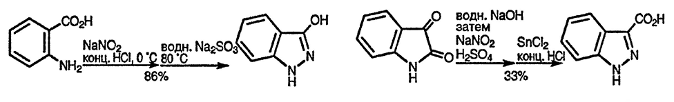 Рисунок 6. Раздел 23.9.2.1. Синтез кольца 1H-индазолов, 1,2-бензизотиазолов и 1,2-бензизоксазолов