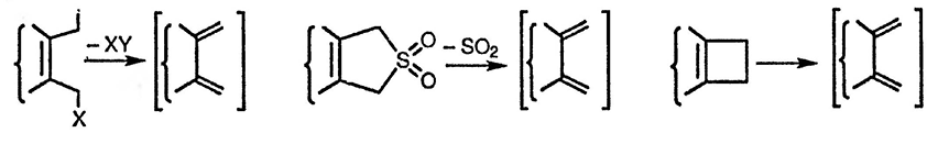 Рисунок 3. Раздел 3.6. <em>орто</em>-Хинодиметаны в синтезе гетероциклических соединений