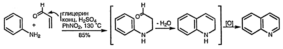 Рисунок 2. Раздел 6.16.1.2. Хинолины из ариламинов и α,β-ненасыщенных карбонильных соединений