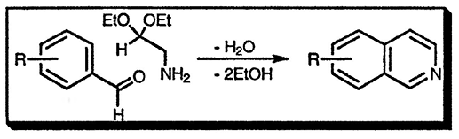 Рисунок 1. Раздел 6.16.1.4. Изохинолины из арилальдегидов и 2,2-диэтоксиэтиламина