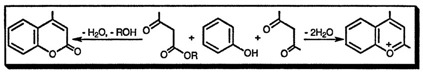 Рисунок 1. Раздел 9.3. Синтез катионов бензопирилия, хромонов, кумаринов и изокумаринов