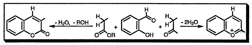Рисунок 2. Раздел 9.3. Синтез катионов бензопирилия, хромонов, кумаринов и изокумаринов