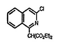Рисунок-ответ № 3. Глава 6. Предложите строение соединения C16H16ClNO4, полученного из 1,3-дихлоризохинолина и NaCH(CO2Et)2.