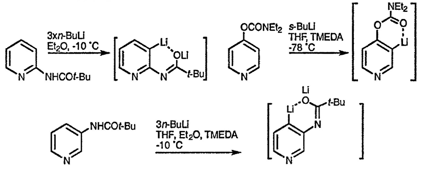 Рисунок 2. Раздел 2.6.1.4. Литиирование шестичленных гетероциклических соединений