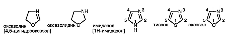 Рисунок 1. Раздел 21. 1,3-азолы — имидазолы, тиазолы и оксазолы: реакции и методы синтеза