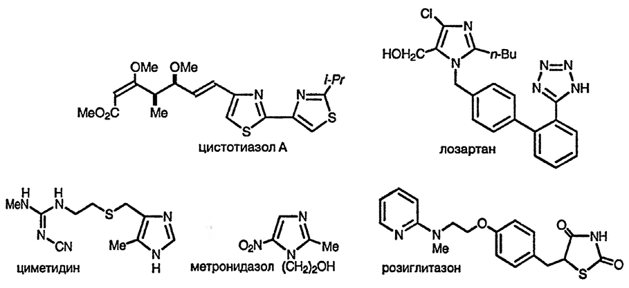 Рисунок 3. Раздел 21. 1,3-азолы — имидазолы, тиазолы и оксазолы: реакции и методы синтеза