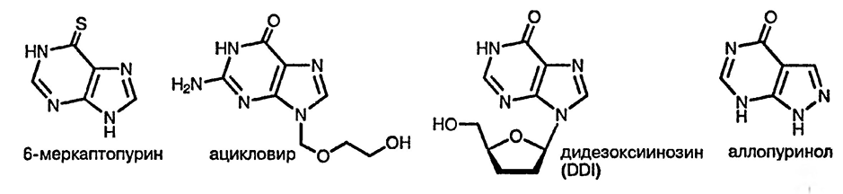 Рисунок 6. Раздел 24. Пурины: реакции и методы синтеза