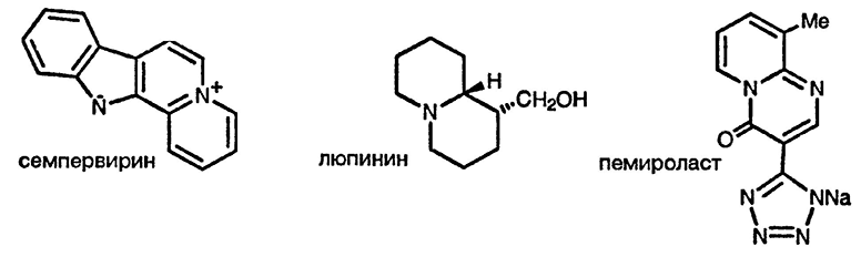 Рисунок 1. Раздел 25.3. Хинолизиниевые соли и родственные соединения