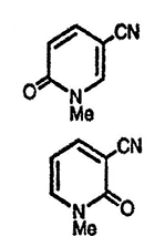 Рисунок-ответ № 16. Глава 5. Предложите структуры изомерных соединений C7H6N2O (образующихся в соотношении 4:3) при взаимодействии иодметилата 3-цианопиридина со щелочным феррицианидом калия.